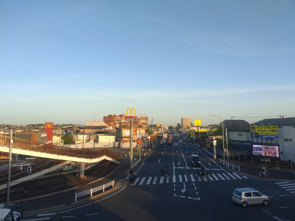 歩道橋 手賀沼