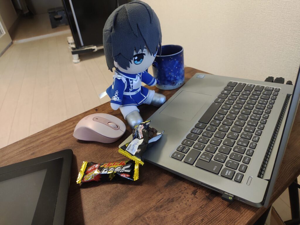 恭二ぬい カチャ、カチャカチャカチャ。。
