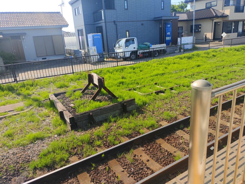阿字ヶ浦駅 車止め