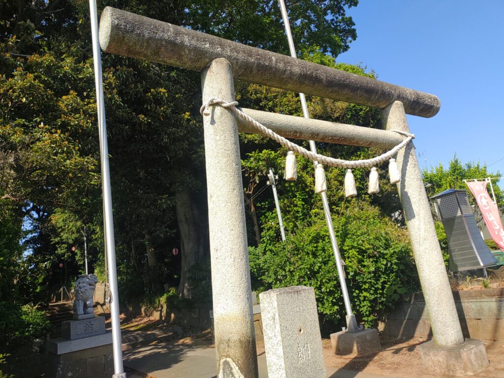 堀出神社 鳥居 阿字ヶ浦