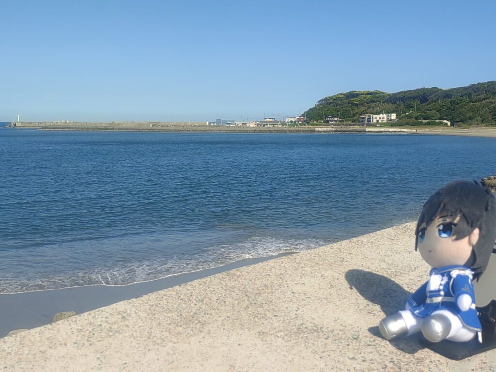 ぬい撮り 恭二 阿字ヶ浦 海