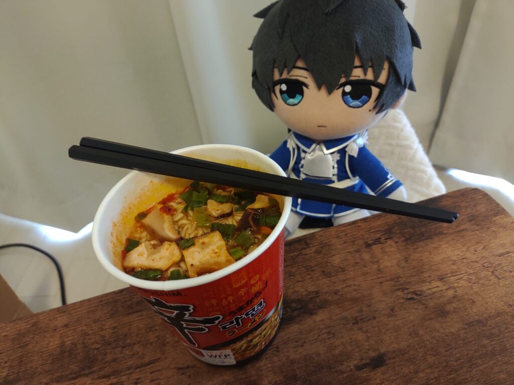 とっても辛そうな辛ラーメン