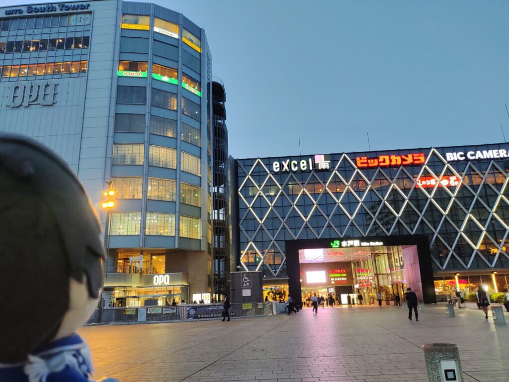 水戸駅 エクセル ぬい撮り