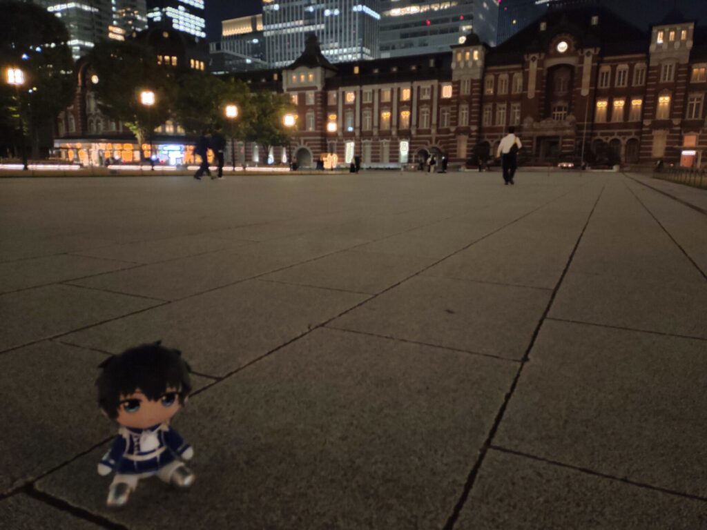 丸の内駅舎 夜 ぬい撮り