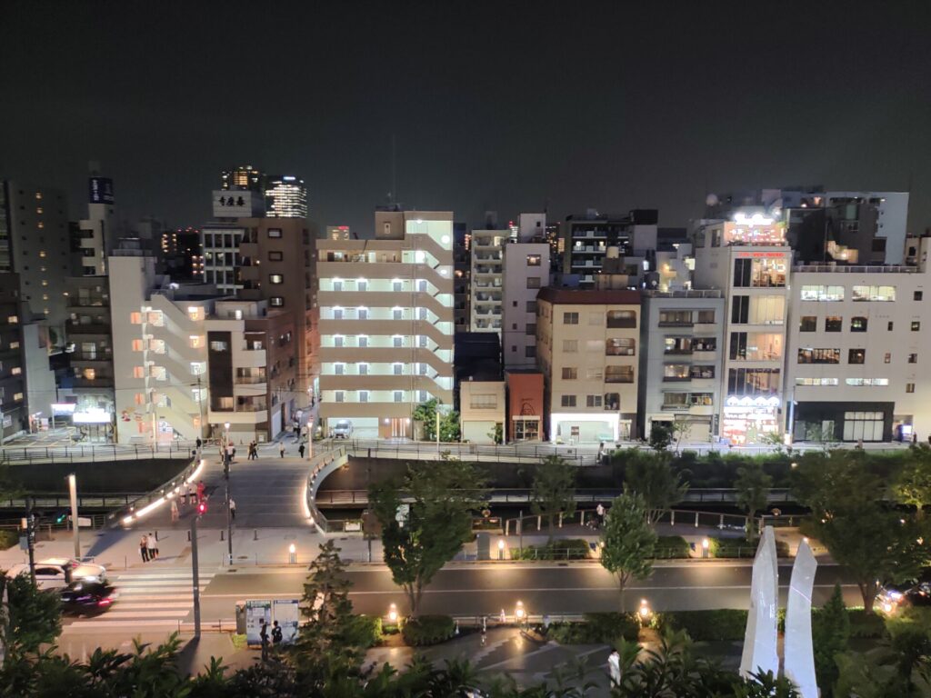 スカイツリー 4階からの景色