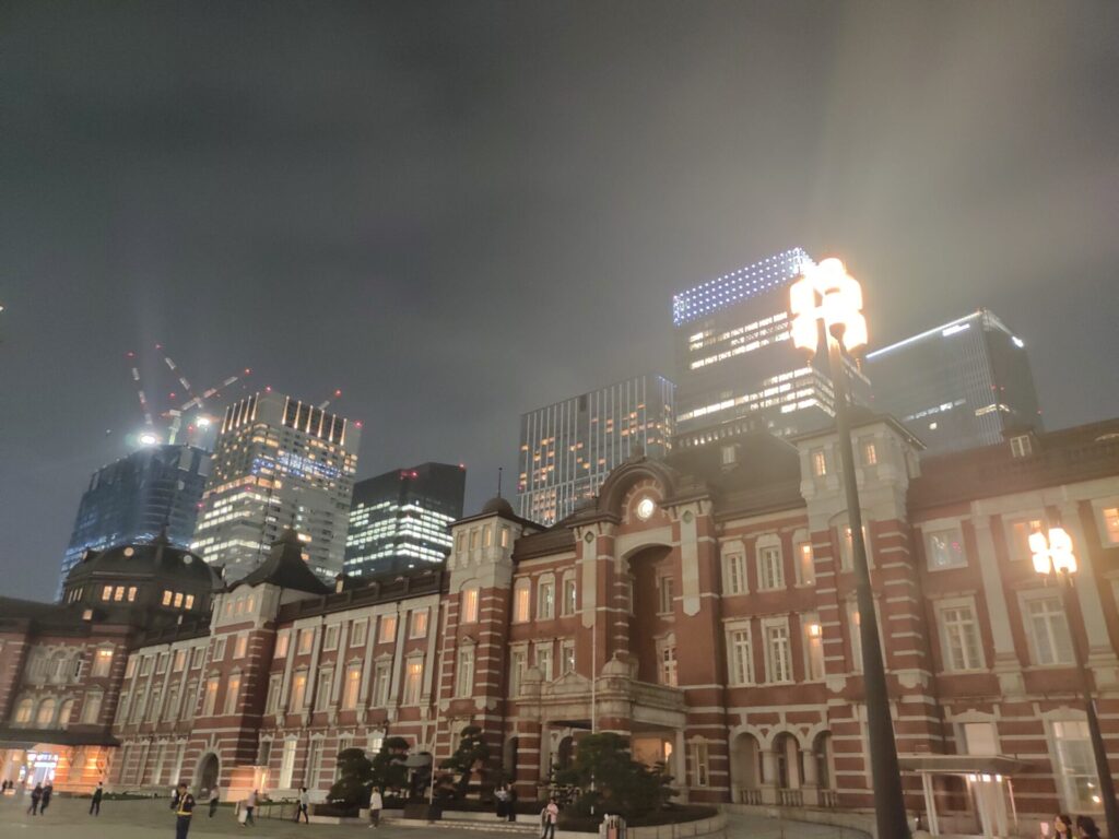 東京駅 丸の内駅舎 夜景