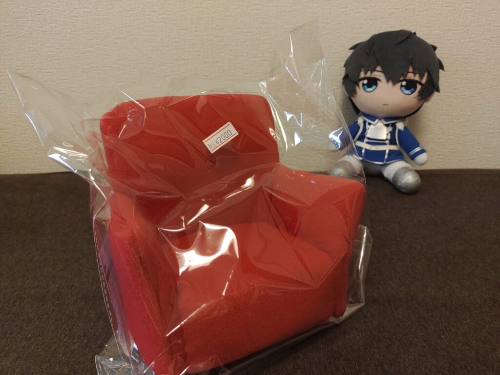 ぬい撮りソファと恭二ぬい