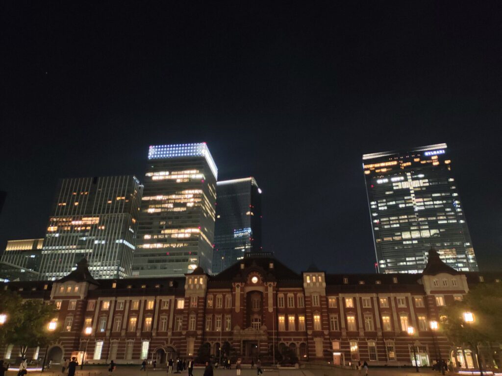 丸の内駅舎 夜